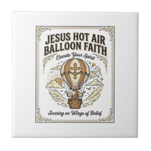 Balão de Ar Quente Jesus Fé Balão de Ar Quente Jes