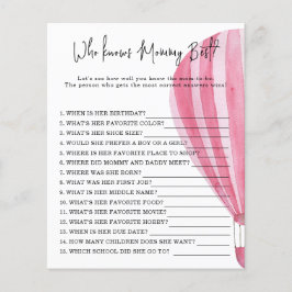 Balão de ar quente - Quem conhece melhor a mamãe