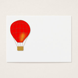 Balão de ar vermelho