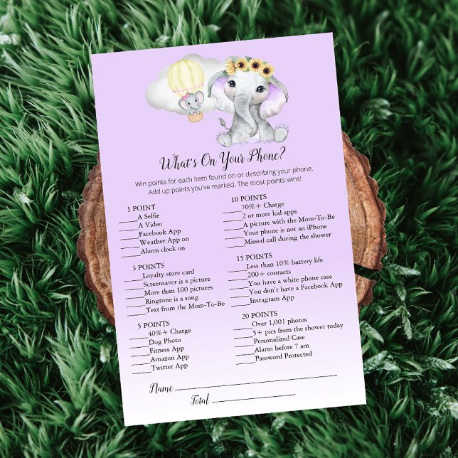 Balão De Elefante No Seu Jogo De Bebê Roxo Telefôn (Criador carregado)