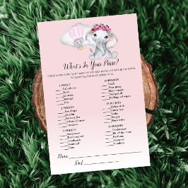 Balão de elefante O que há no seu jogo de bebê