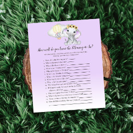 Balão de Elefante Você Conhece Mãe2Seja Jogo De Be