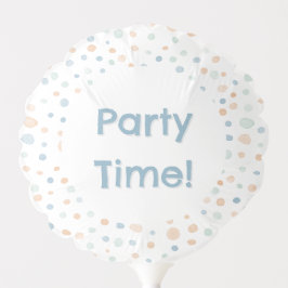 Balão do Partido dos Pontos de Aquarela Elliot Con