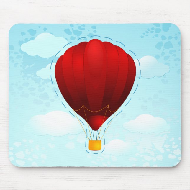 Balão Vermelho, mouse pad (Frente)