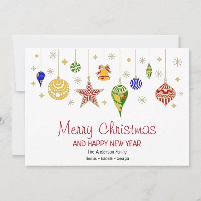 Balas de Natal Coloridas Personalizadas (Frente)