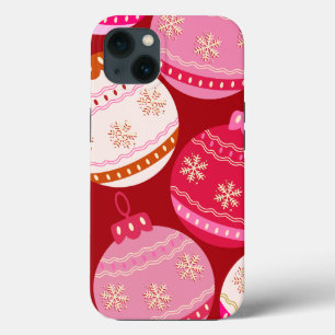 Balas de Natal Rosa E Vermelho