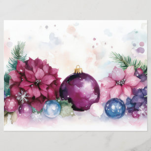Balas e Flores de Natal Coloridas