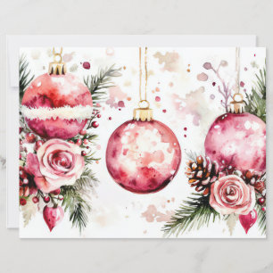 Balas e Flores de Natal Coloridas