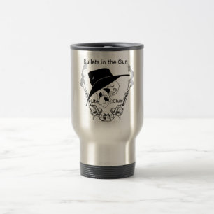 Balas na caneca de viagem do clube do Ute da arma