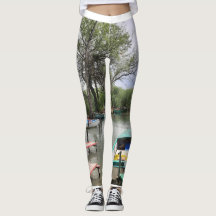 Balaton - Leggings do barco e da natureza para mul