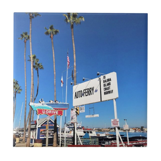 Balboa Island Ferry, Newport Beach, Califórnia (Frente)