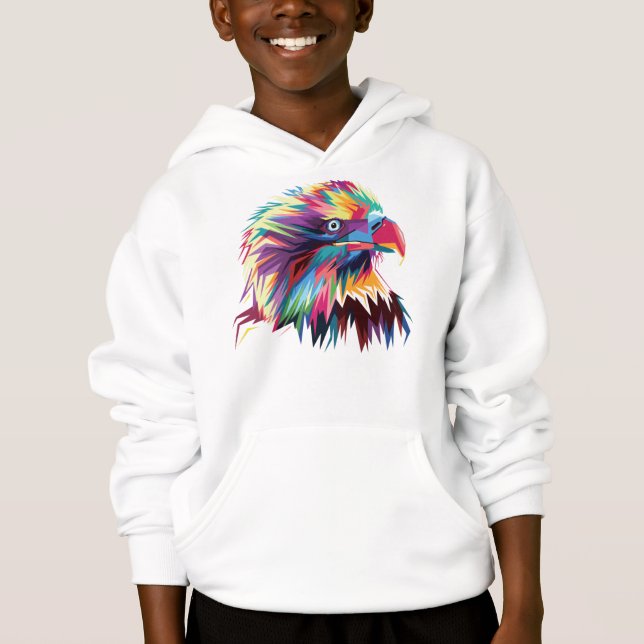 Bald Eagle - Design Geométrico Prismático - 80590 (Frente)