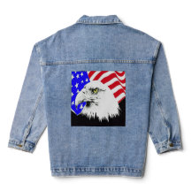 Bald Eagle e American Flag Womens