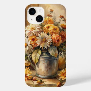 Balde com Floral de Outono