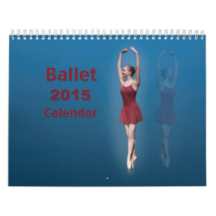 Balé calendário de 2015 12-Meses