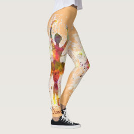 Balé Dançarino Personaliza Leggings Ballerina