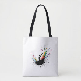 Balé Dance Sports Tote Bag - Elegante Woma Ativo