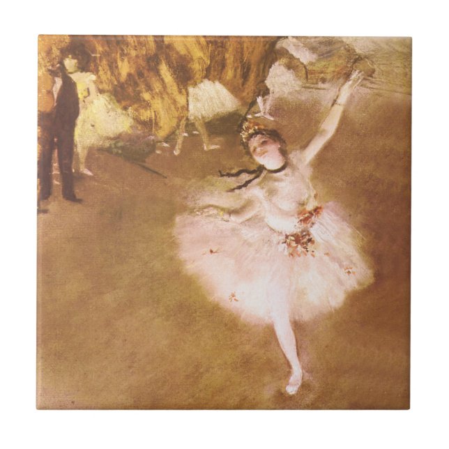 Balé Dancer Degas Star Painting (Frente)