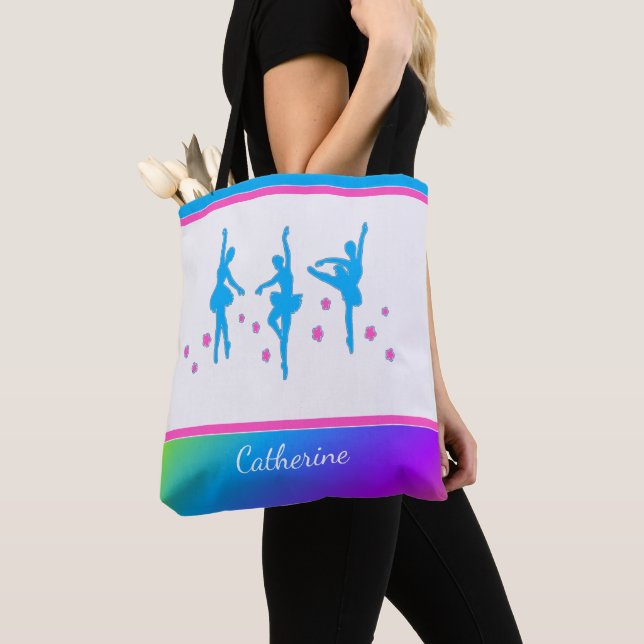 Balé Dancers (ADD NAME) Tote Bag (Close Up)