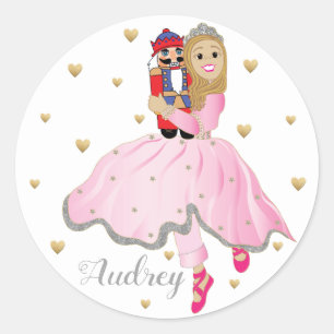 Balé do Nutcracker personalizado dos adesivos de