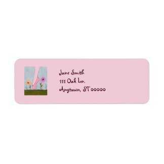 Balé em Flores Etiquetas de Endereço Personalizáve