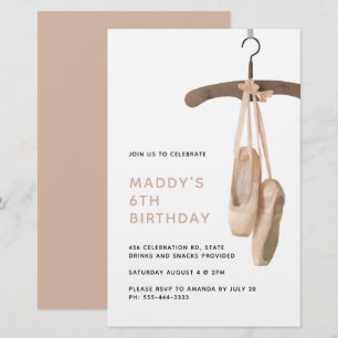 Balé Mínimo de Orçamento Ballerina 6 Aniversár