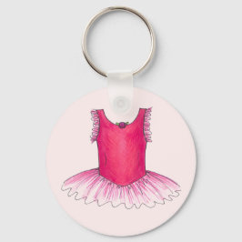Balé Rosa Ballerina Costume Tutu Dance Chaveiro