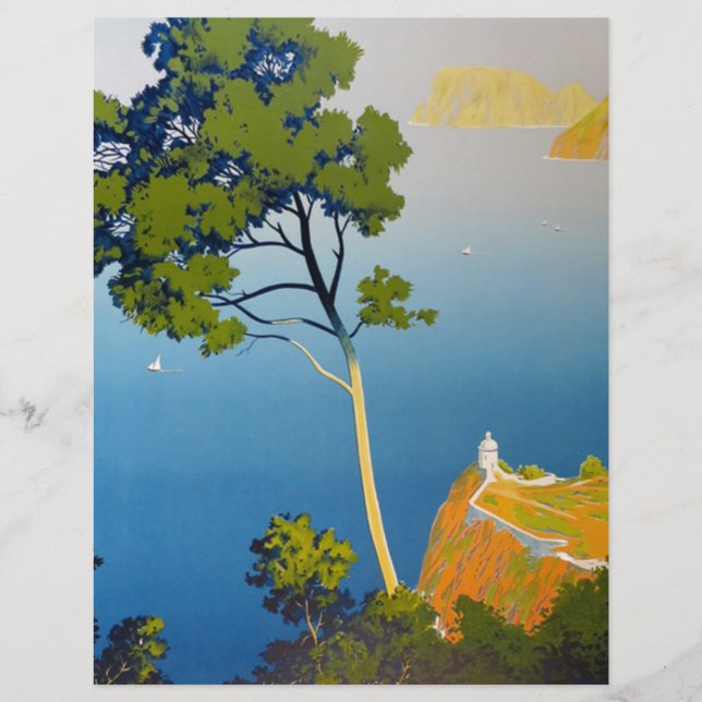 Baleares Islands Vintage Viagem francês (Frente)