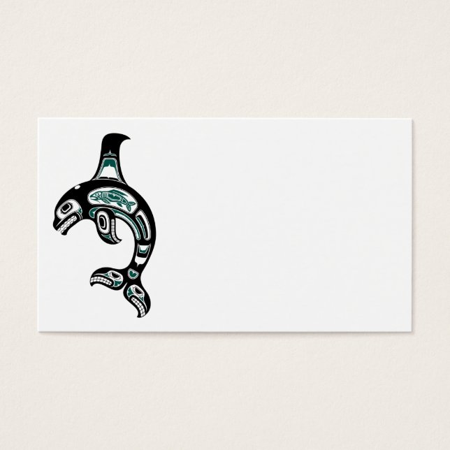 Baleia Assassina Azul e Negra (Frente)