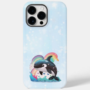 Baleia assassina de Kawaii Orca branca Rainbows Bo