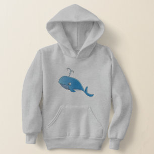 Baleia - Pullover Hoodie de Crianças
