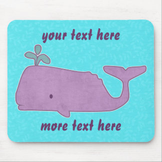 Baleia roxa Mousepad