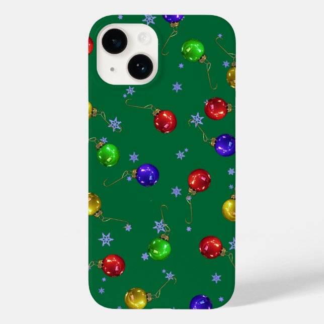 Ball Ornaments and Snow (Verso)