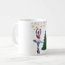 Ballerina, Ano Novo, 325 ml Clássico, Caneca Branc