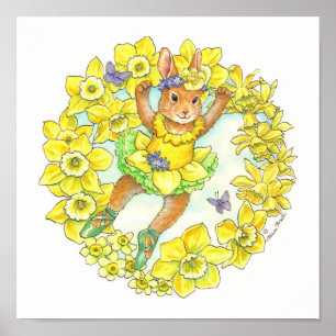 Ballerina Bunny Impressão Jonquil