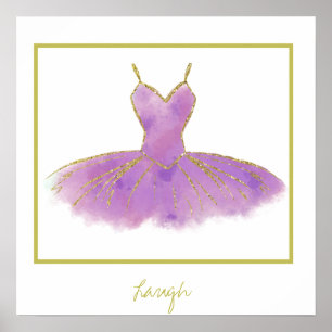 Ballerina Laugh Poster