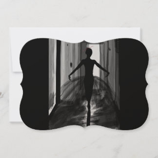 Ballerina Matte 5" x 7", envelopes brancos padrão