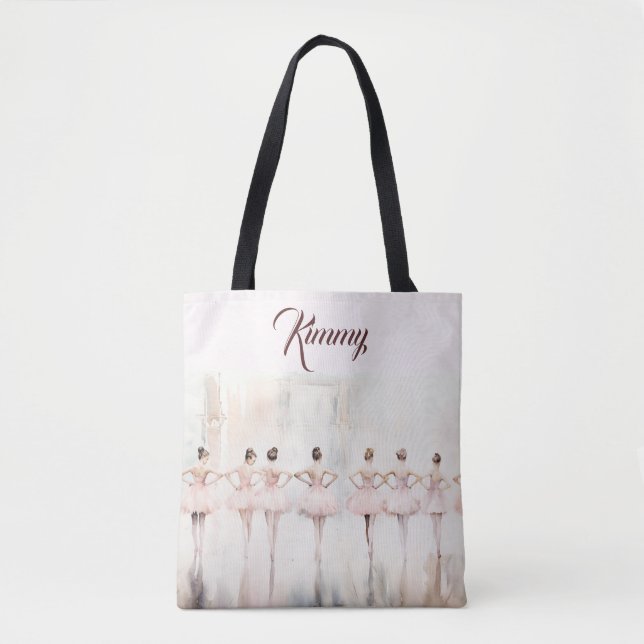 Ballerina Personalizada Tote Bag (Frente)