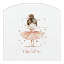 Ballerina Personalizado Name Girly