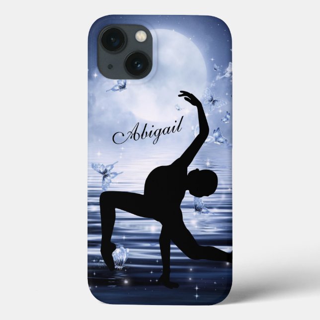 Ballerina Plena Personalizada Lua e Borboletas (Verso)
