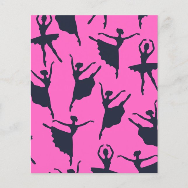 Ballerina Scrapbook Paper (Frente)