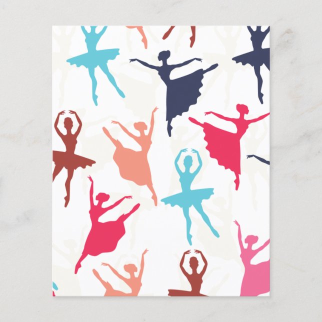 Ballerina Scrapbook Paper (Frente)