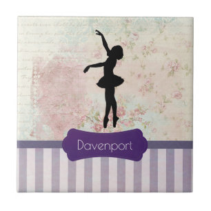 Ballerina Silhouette sobre o padrão venoso legant
