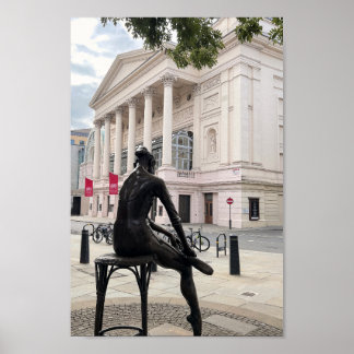 Ballerina Statue, Covent Garden, Londres, Poster d
