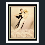 "Ballroom Dance" 16 x 20 Art Deco Impressão<br><div class="desc">Belo Impressão de Arte intitulado "Ballroom Dance",  de Louis Icart</div>
