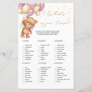 Balões cor-de-rosa com Urso de Teddy O que há no J
