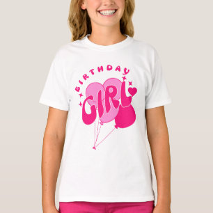 Balões de Aniversário e Camiseta Coração - Festa F