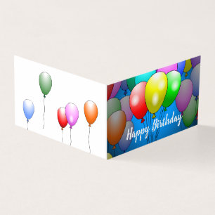Balões de aniversário lindos e coloridos