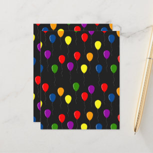 Balões de Aniversário Papel Colorido para Álbum de
