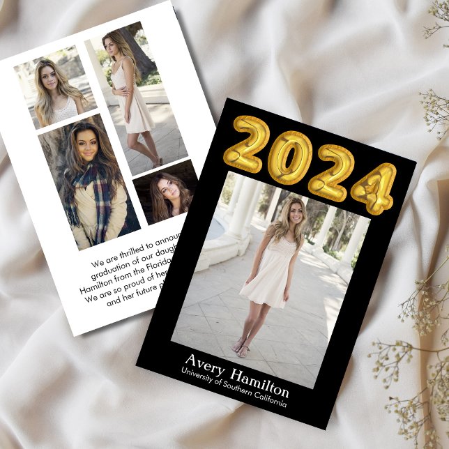 Baloes de Anúncio de Graduado 2024 5 Fotos (Criador carregado)